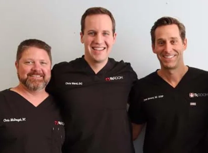 Chiropractor Plano TX Chris McDougal With Team